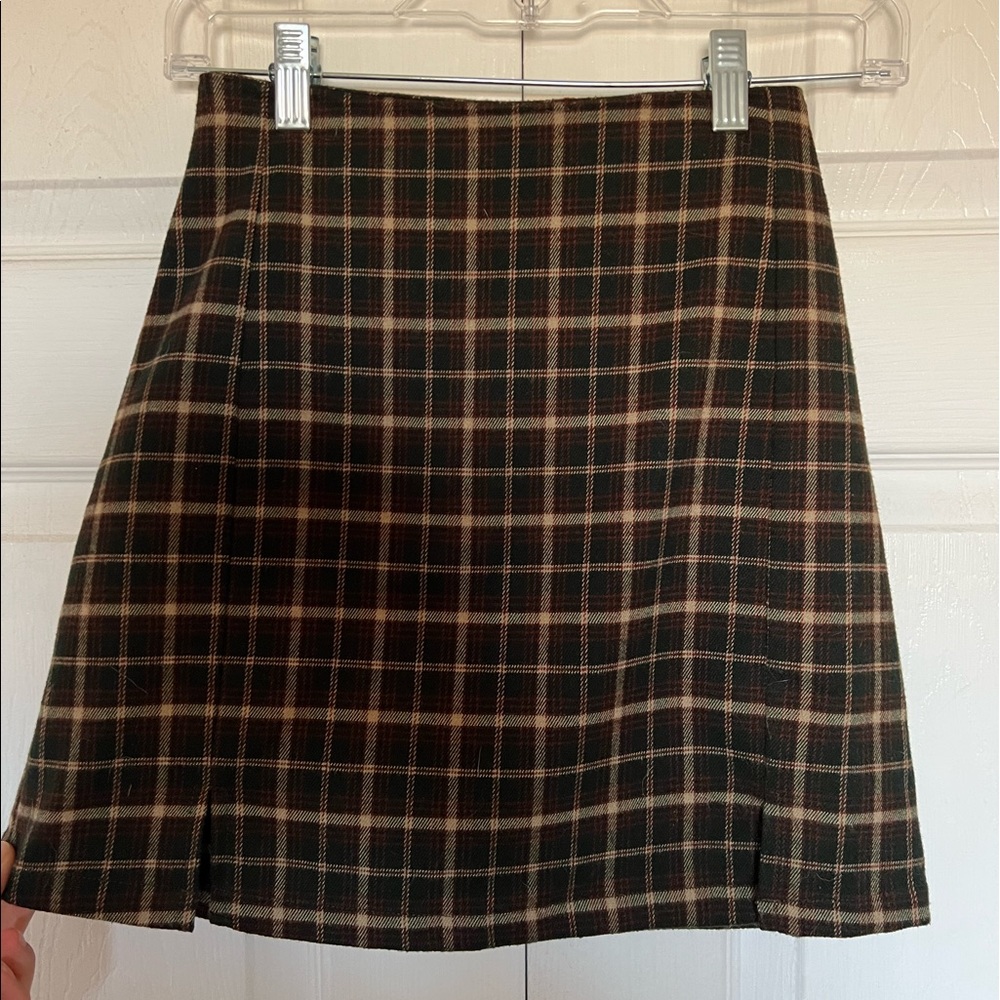 BRANDY MELVILLE Brown Cara Skirt